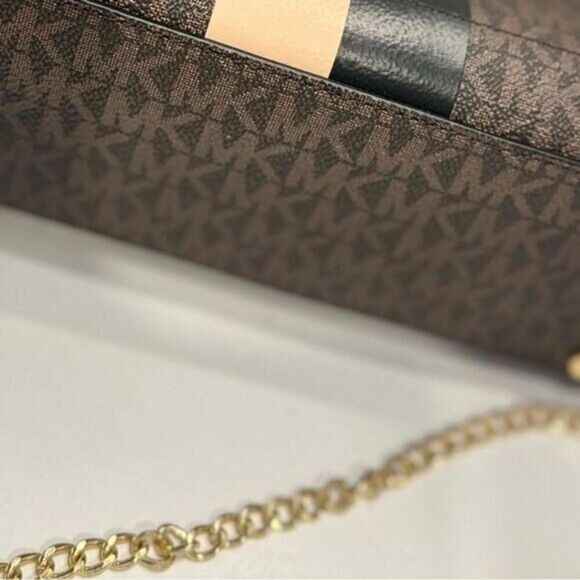 Michael KORS Williamsburg logo-plaque leather tote bag, purse new - Picture 10 of 12